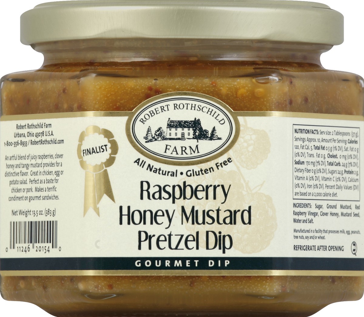 slide 2 of 2, Robert Rothschild Farm Pretzel Dip, Raspberry Honey Mustard, 13.5 oz