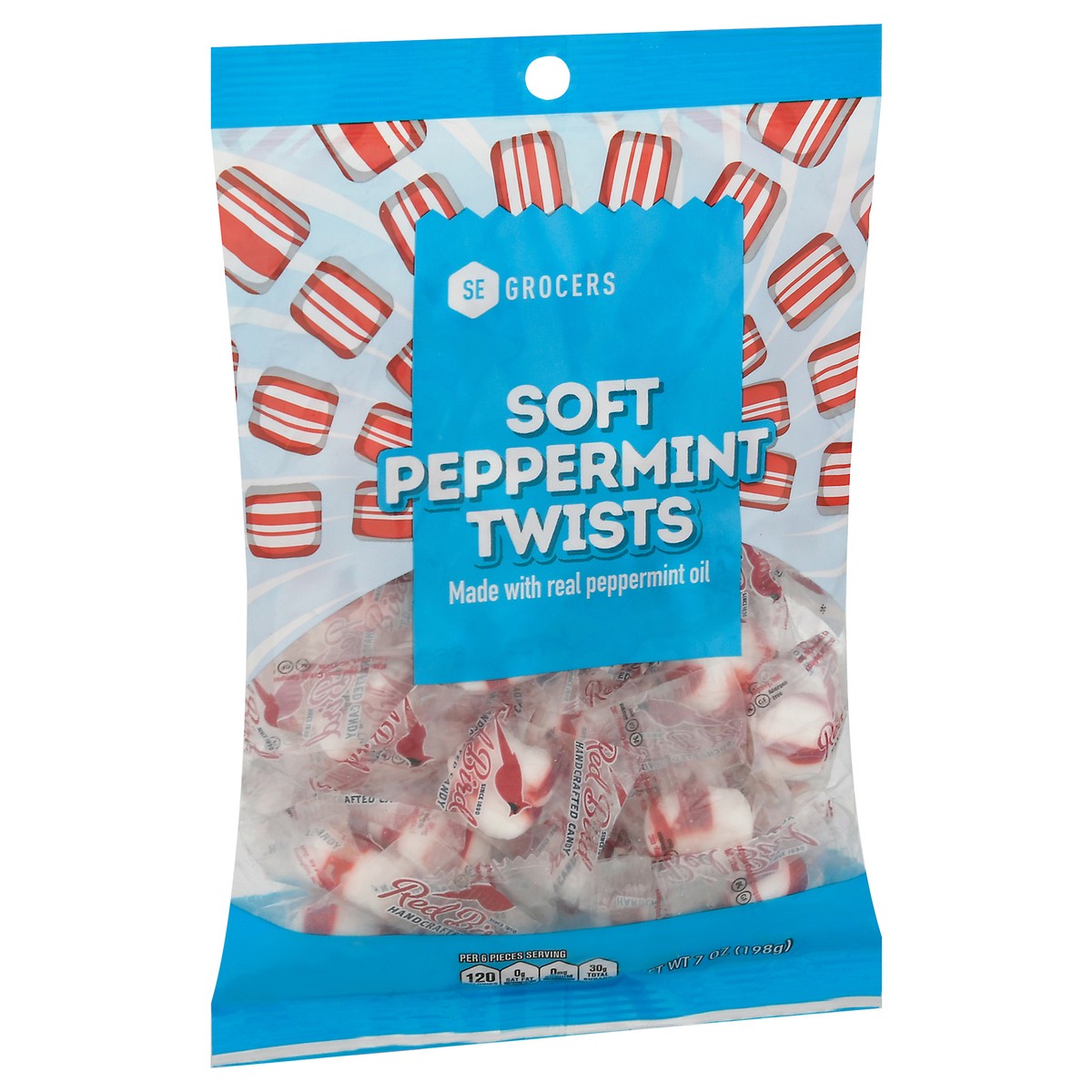slide 10 of 13, SE Grocers Soft Ppmnt Twist, 7 oz