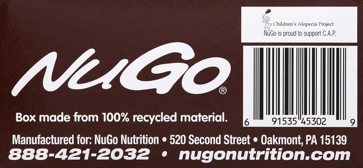 slide 4 of 5, NuGo Free Gluten Free Dark Chocolate Trail Mix Protein Bar 12 - 1.59 oz ea, 12 ct