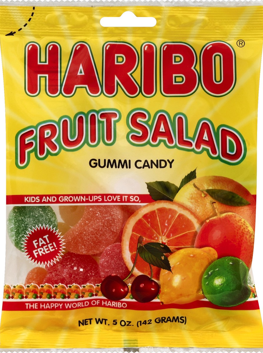 slide 3 of 3, Haribo Gummi Candy - Fruit Salad, 5 oz