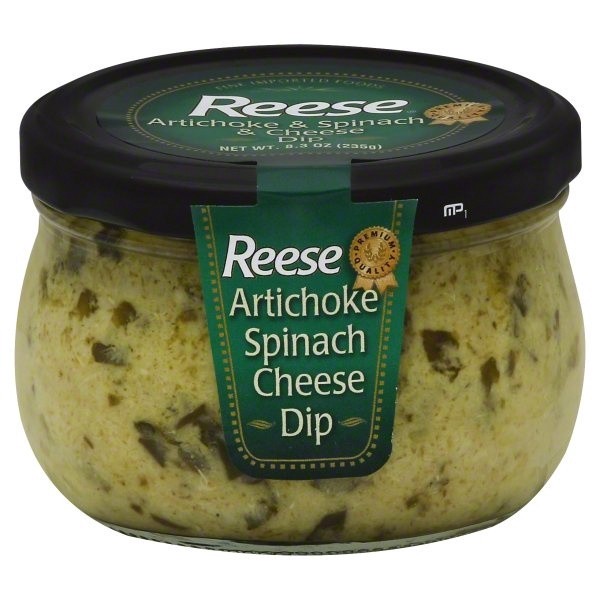 slide 1 of 1, Reese Artichoke And Spinach/Cheese Dip, 8.3 oz