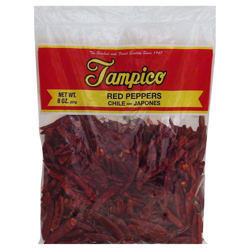 slide 1 of 4, Tampico Spices Red Pepper Chili Japones, 8 oz