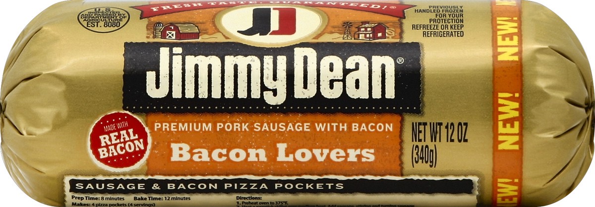 slide 2 of 5, Jimmy Dean Sausage 12 oz, 12 oz