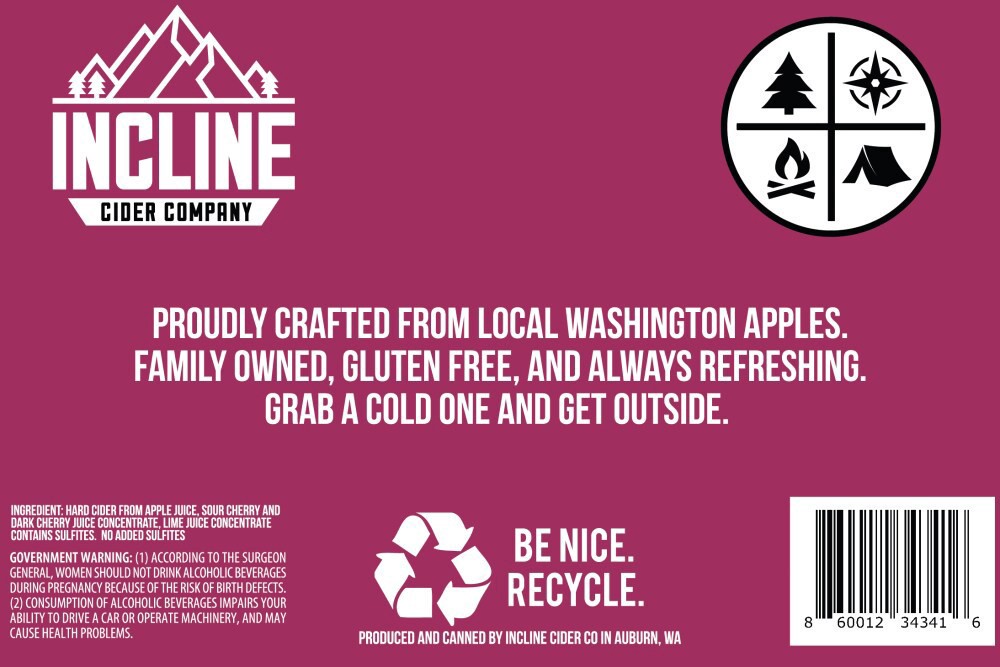 slide 5 of 6, Incline Cider Company Imperial Raspberry Beer 6 - 12 fl oz Cans, 6 ct; 12 fl oz