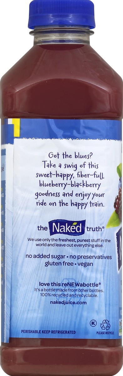 slide 3 of 6, Naked Blue Machine Boosted Juice Smoothie, 32 fl oz