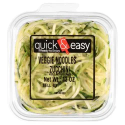 Quick & Easy Meals Zucchini Veggie Noodles 13 oz