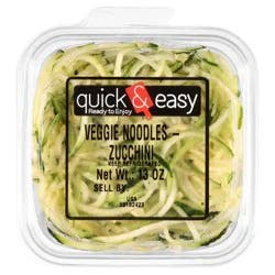 Quick & Easy Meals Zucchini Veggie Noodles 13 oz