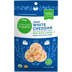 Simple Truth Organic Aged White Cheddar Mini Rice Cakes