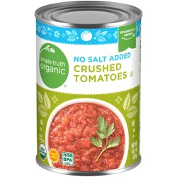 Simple Truth Organic No Salt Added Petite Diced Tomatoes - 14.5 oz