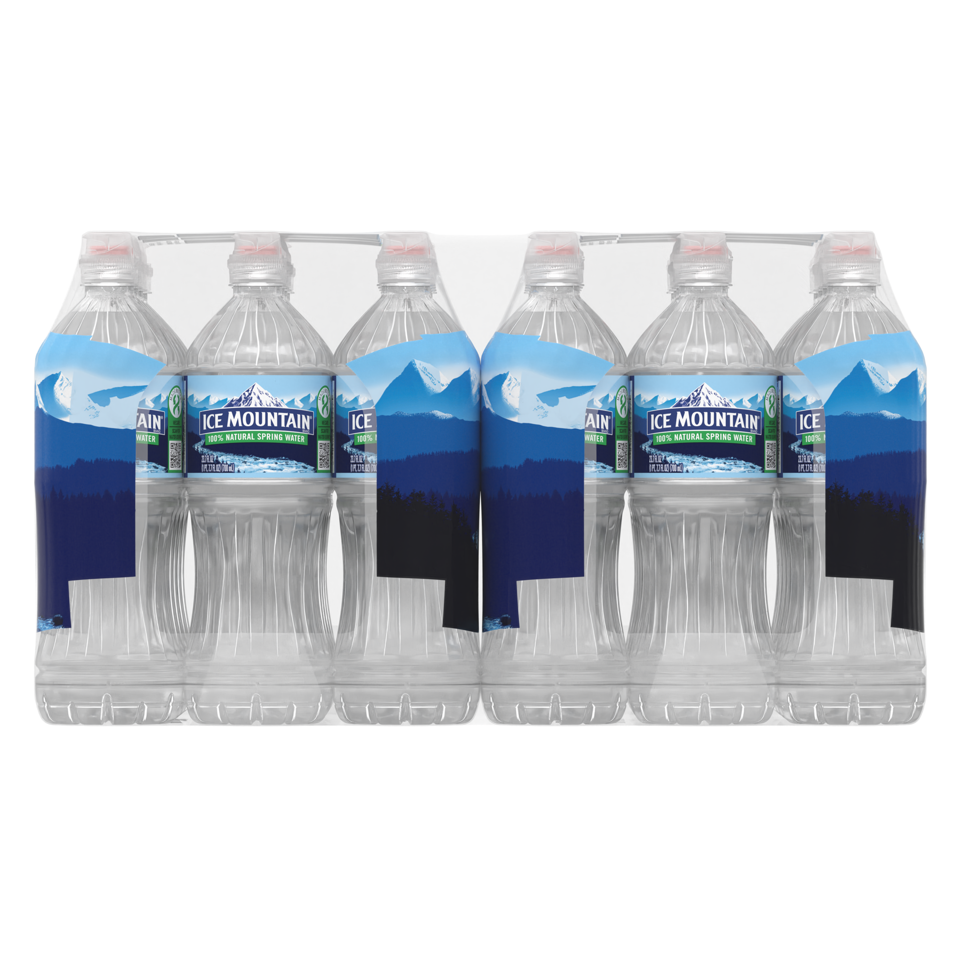 slide 5 of 5, ICE MOUNTAIN Brand 100% Natural Spring Water, 23.7-ounce plastic bottles (Total of 24), 1 ct