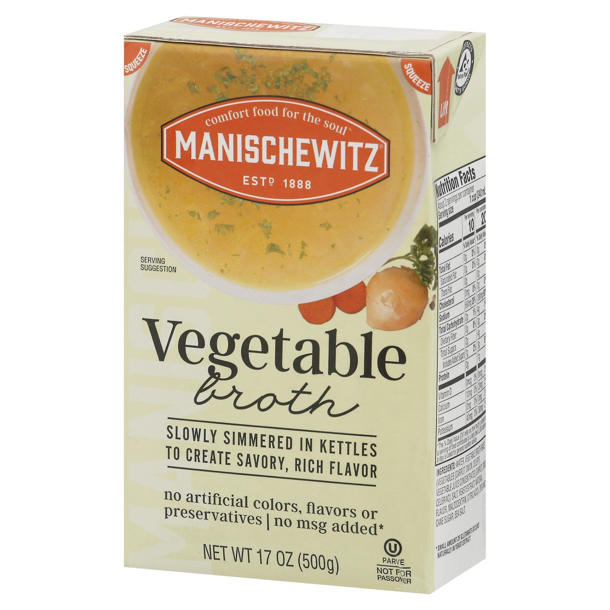 slide 4 of 9, Manischewitz Vegetable Broth 17 oz, 17 oz