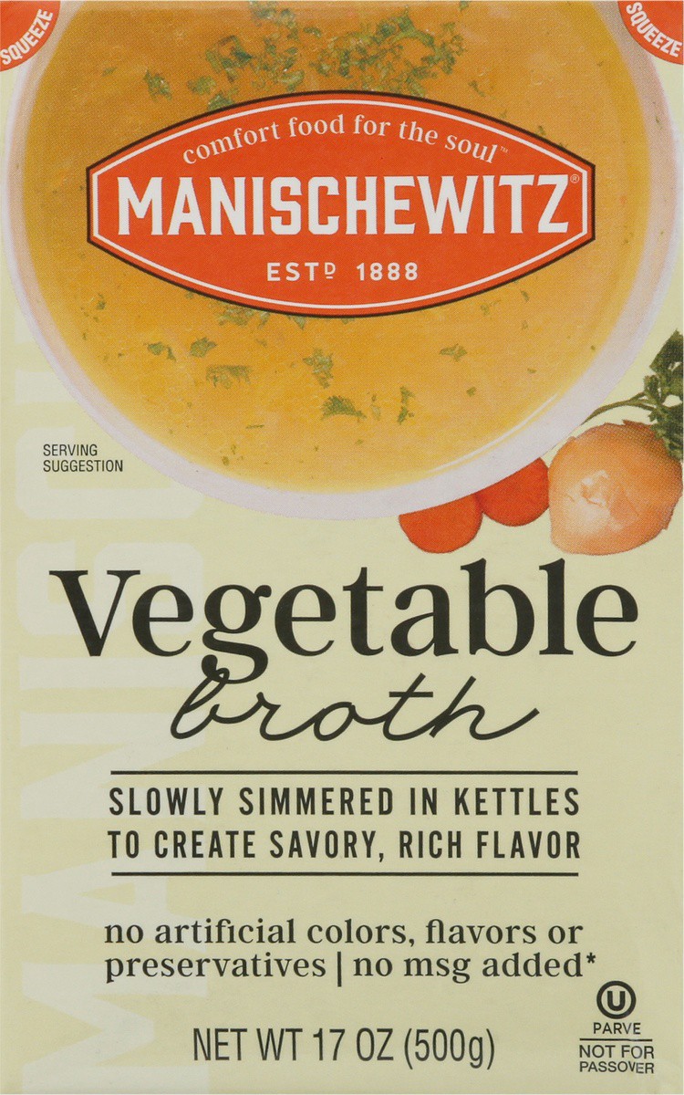 slide 8 of 9, Manischewitz Vegetable Broth 17 oz, 17 oz