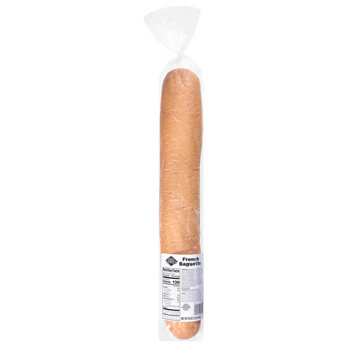 slide 1 of 14, First Street Bake Shop French Baguette, 16 oz