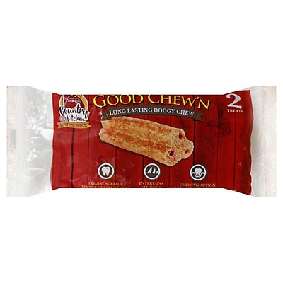 slide 1 of 1, Country Kitchen Good Chew'n Dental Chews Dog Treats, 2 ct