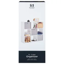 Real Home Innovations White 9-Cube Organizer