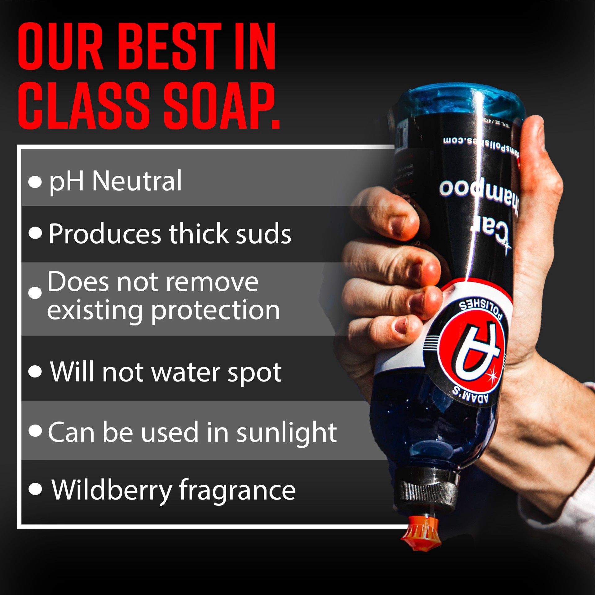 slide 6 of 6, Adam's Polishes Car Wash Shampoo, 16 fl oz