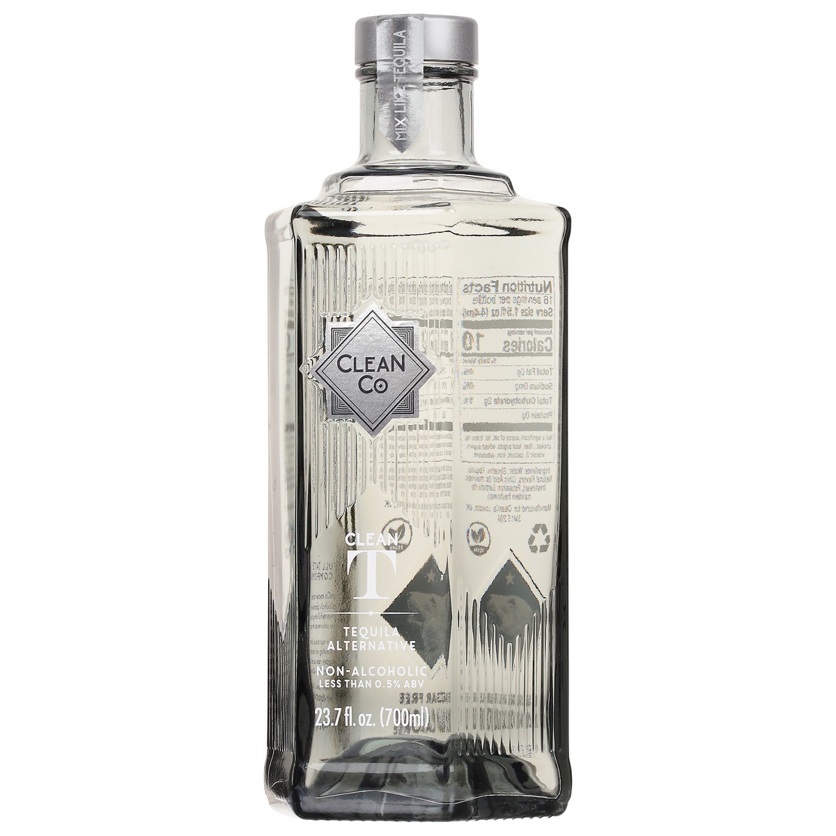 slide 2 of 9, CleanCo Non-Alcoholic, Tequila Alternative, 23.7 fl oz