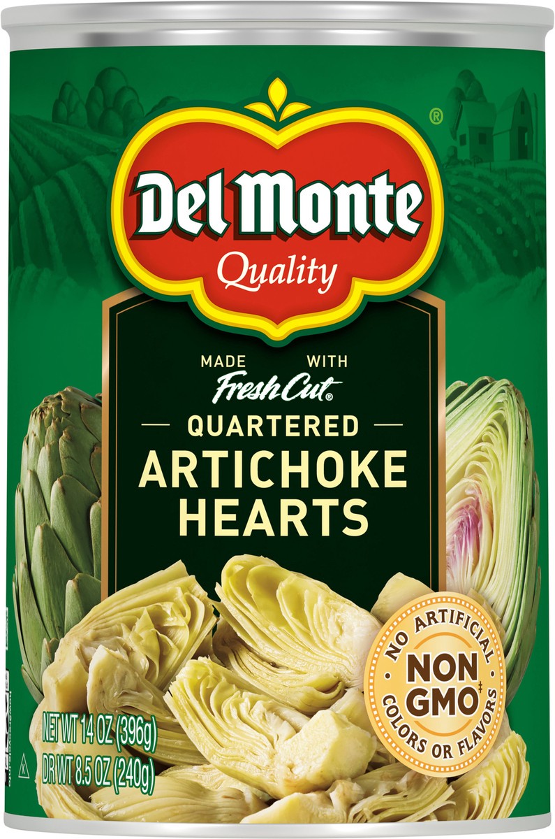 slide 5 of 7, Del Monte Quartered Artichoke Hearts, 14 oz Can, 14 oz