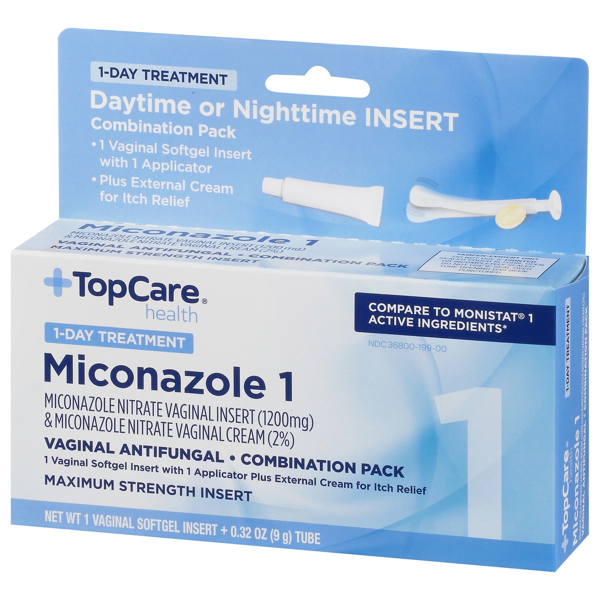 slide 6 of 9, TopCare Health Combination Pack Miconazole 1 1 ea, 1 ct