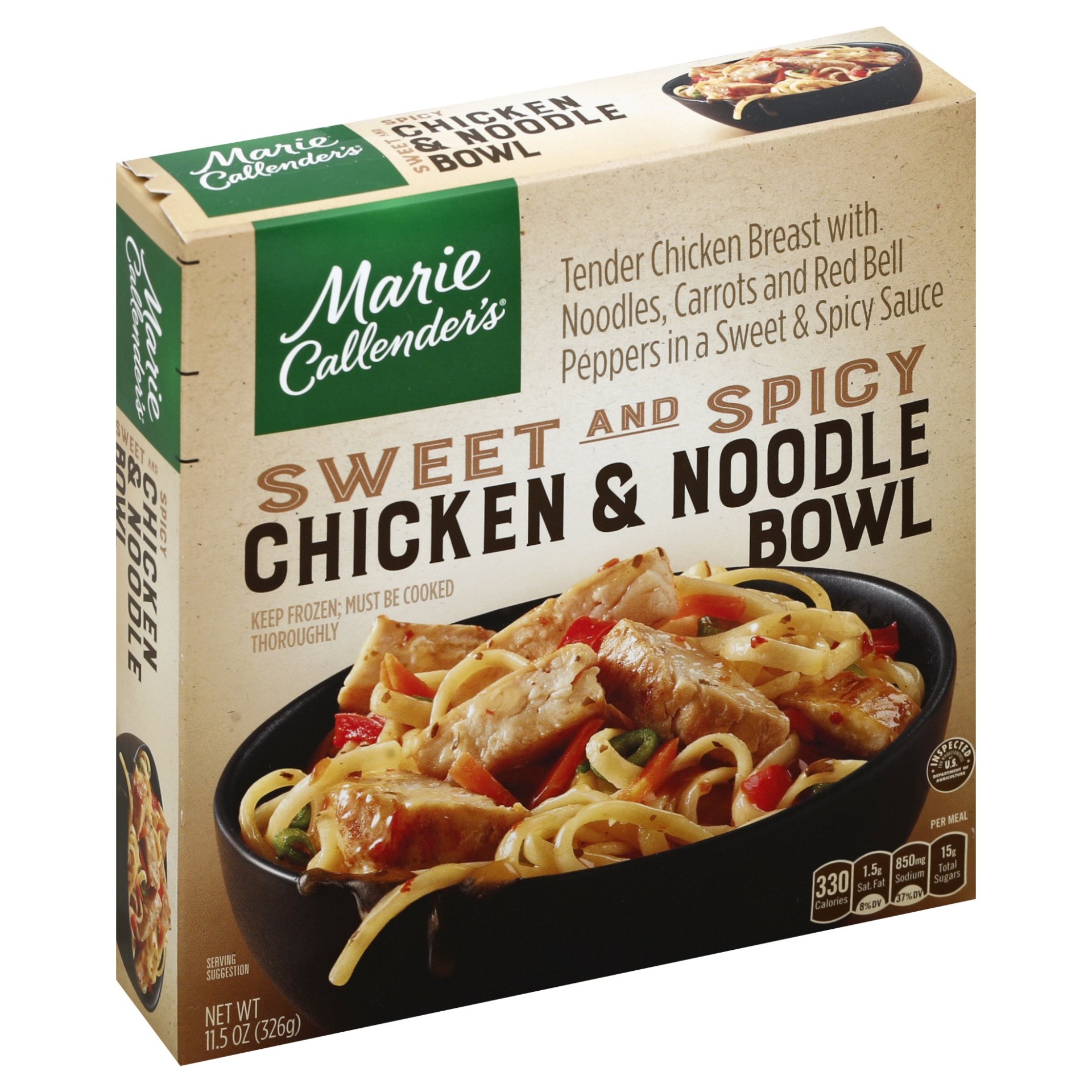 slide 1 of 2, Marie Callender's Sweet And Spicy Chicken Noodle Bowl, 11.5 oz