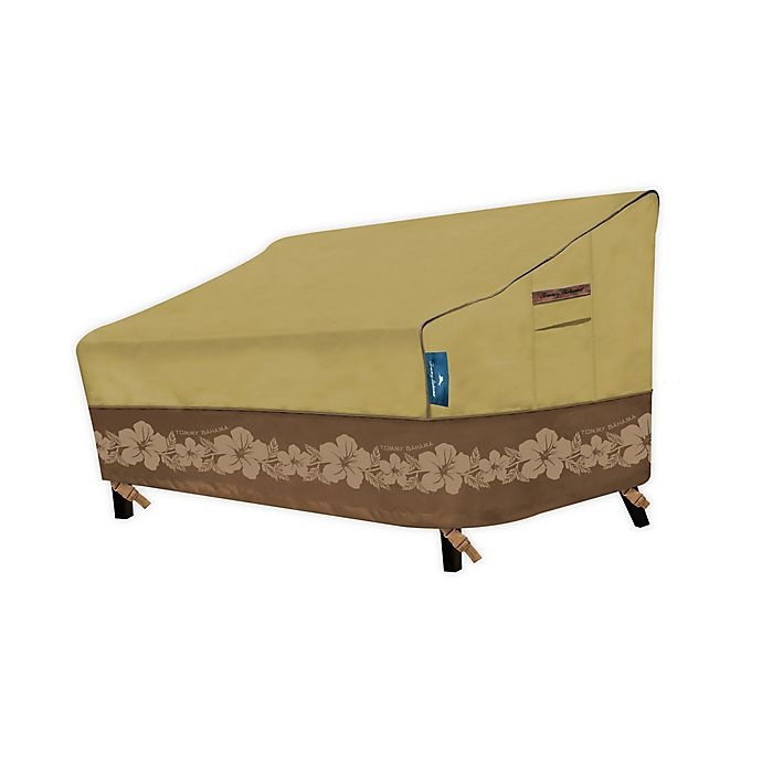 slide 1 of 8, Tommy Bahama Patio 3-Seat Large Patio Sofa Cover - Brown, 1 ct