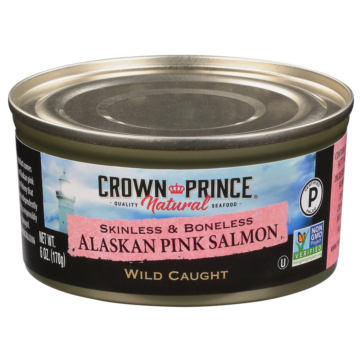 slide 1 of 6, Crown Prince Salmon Pacific Pink Skinless Boneless, 6 oz