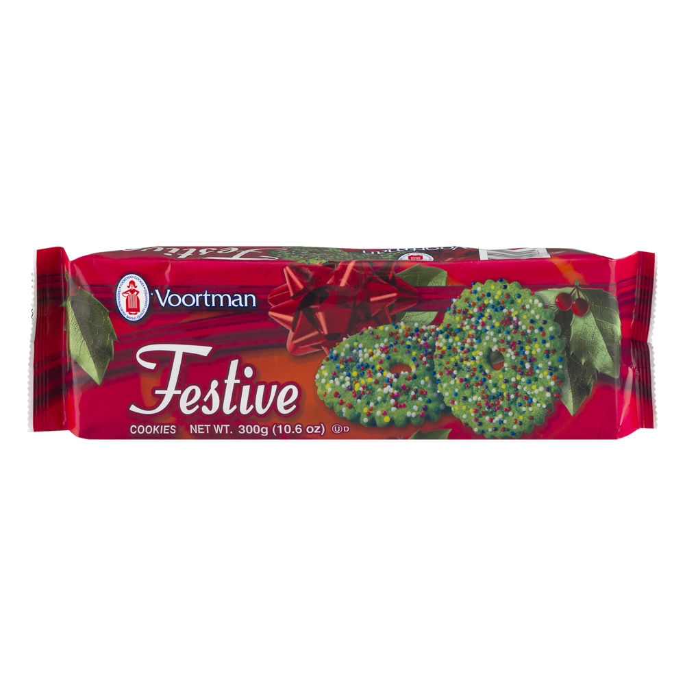 slide 1 of 1, Voortman Bakery Cookies Festive Green, 10.6 oz