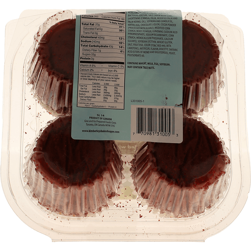 slide 2 of 2, Kimberley's Bakeshoppe Red Velvet Cupcakes, 11.7 oz