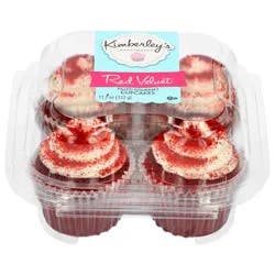 Kimberley's Bakeshoppe Red Velvet Cupcakes