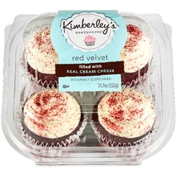 Kimberley's Bakeshoppe Red Velvet Cupcakes