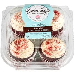 Kimberley's Bakeshoppe Red Velvet Cupcakes