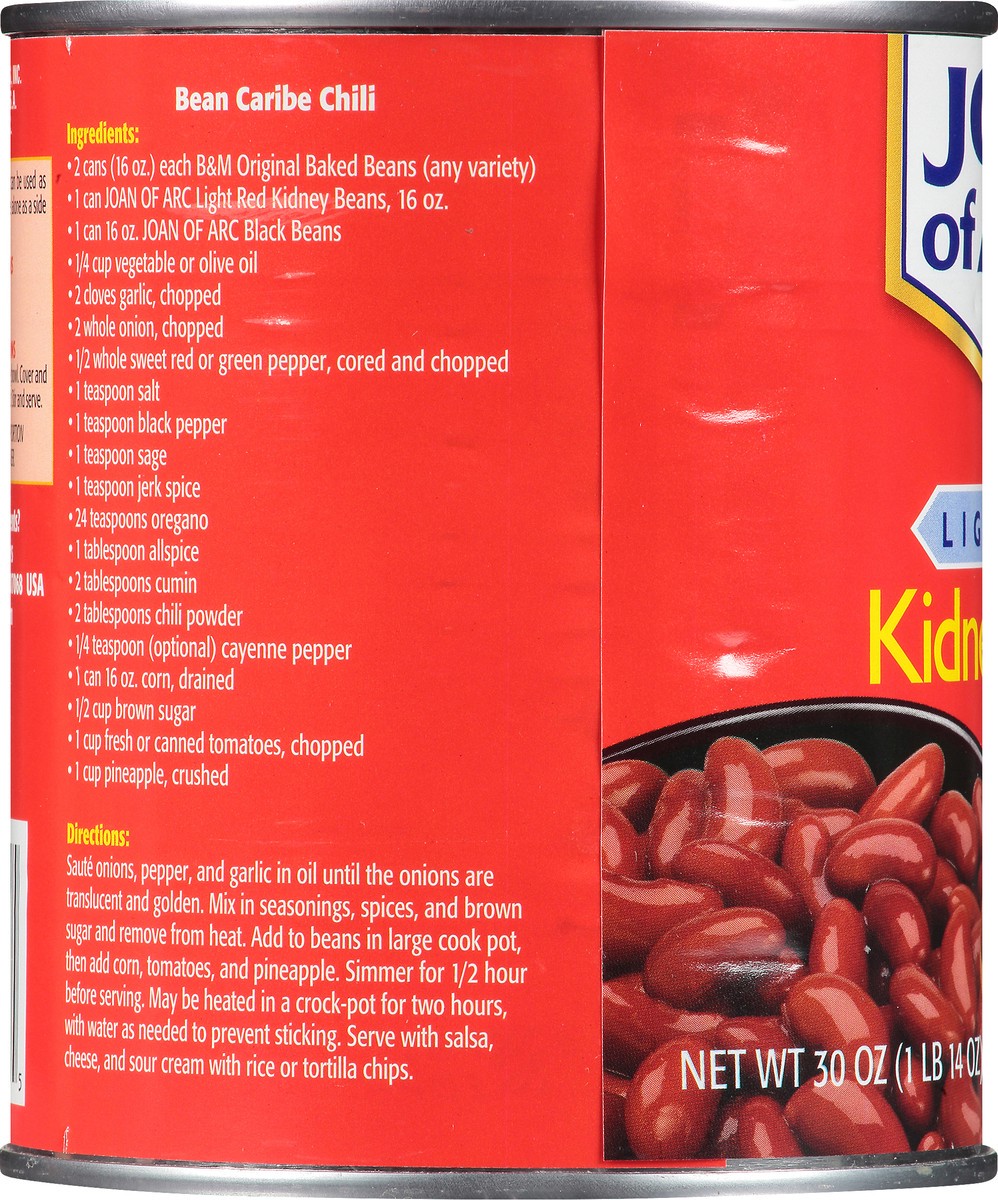 slide 6 of 7, Joan of Arc Light Red Kidney Beans 30 oz. Can, 30 oz