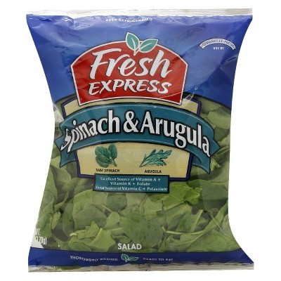 slide 1 of 2, Fresh Express Spinach & Arugula Salad, 5 oz
