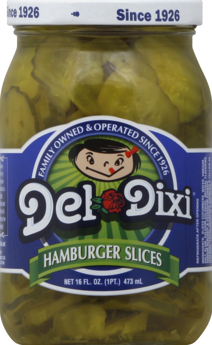 slide 2 of 3, Del-Dixi Pickles - 16 oz, 16 oz