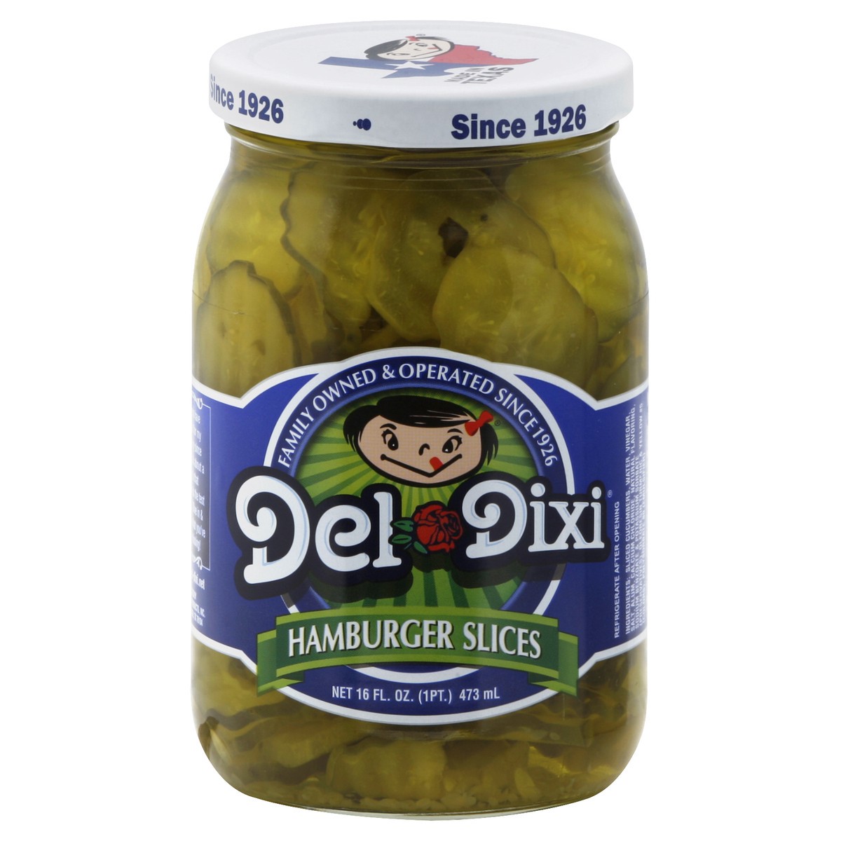 slide 3 of 3, Del-Dixi Pickles - 16 oz, 16 oz
