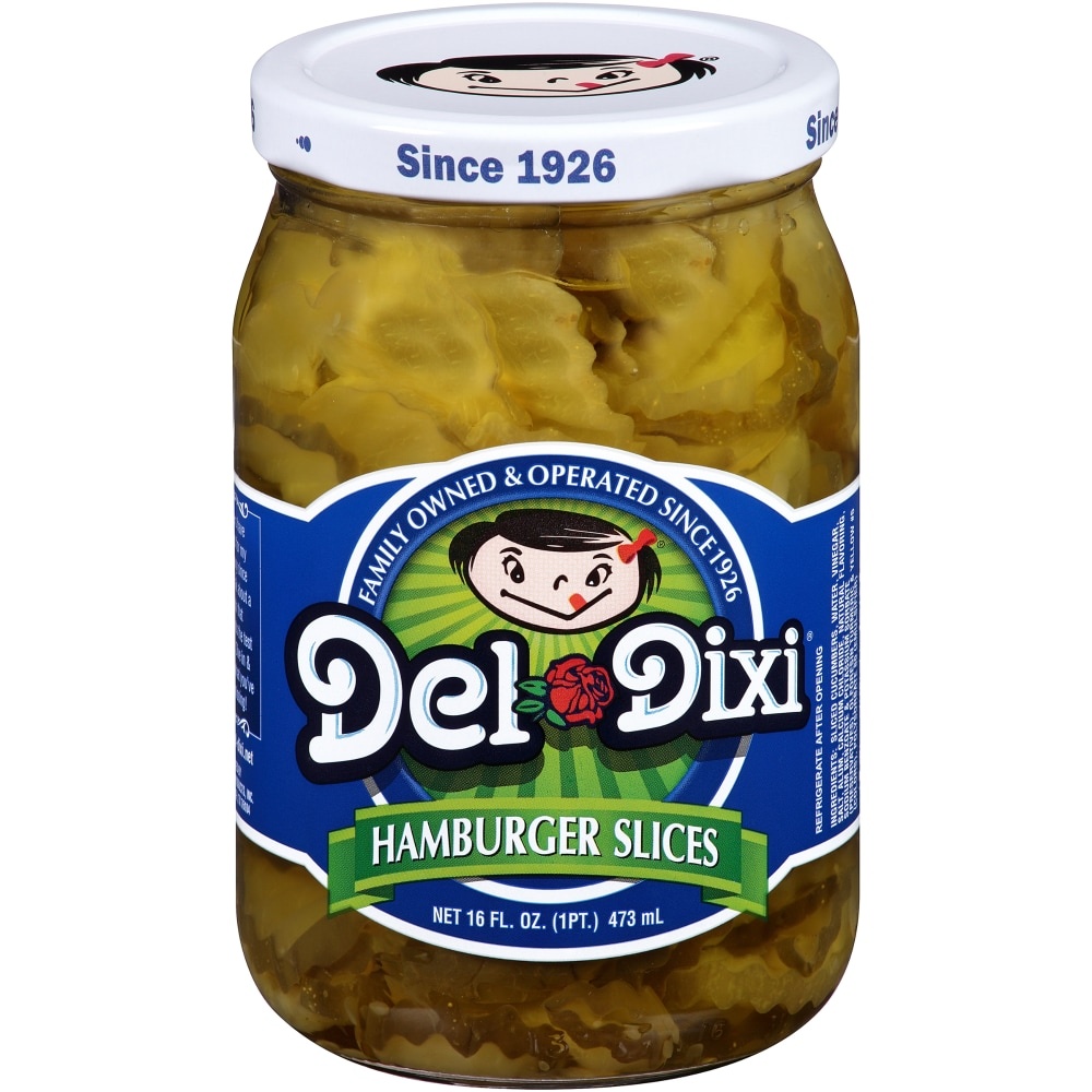 slide 1 of 1, Del-Dixi Pickles 16 oz, 16 oz