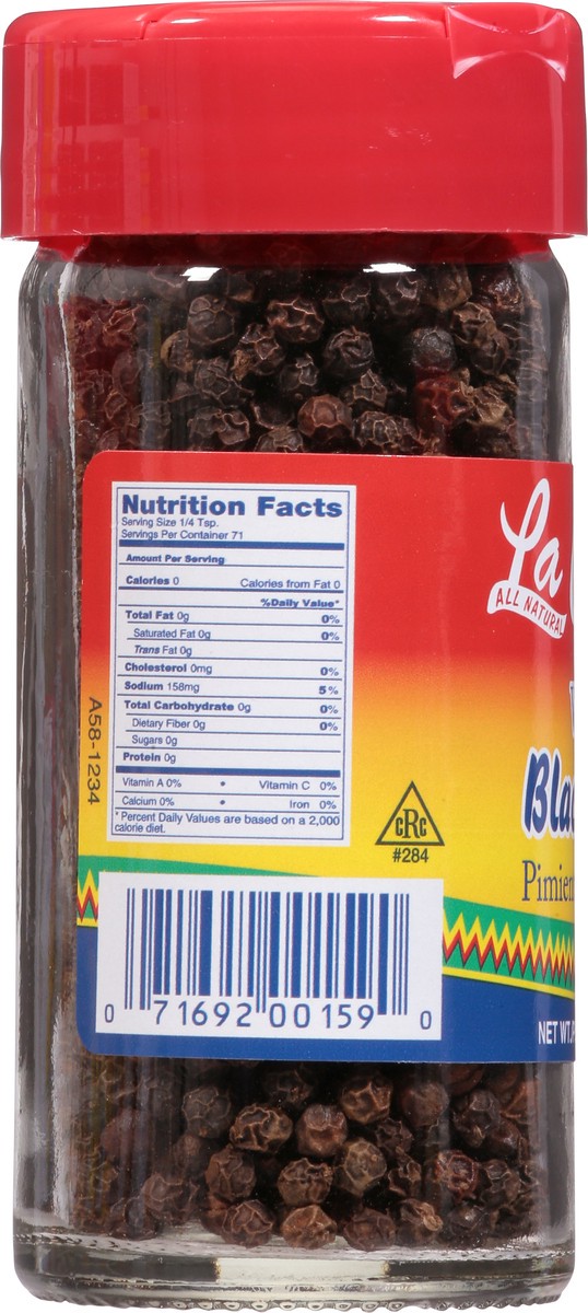 slide 3 of 12, La Criolla Whole Black Pepper 2.5 oz, 2.5 oz
