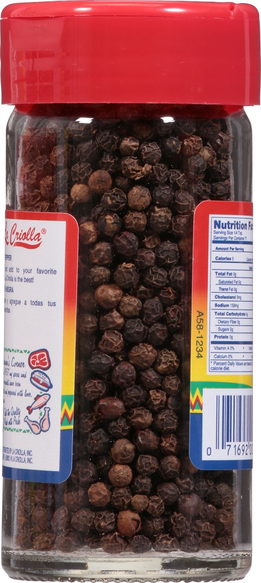 slide 11 of 12, La Criolla Whole Black Pepper 2.5 oz, 2.5 oz