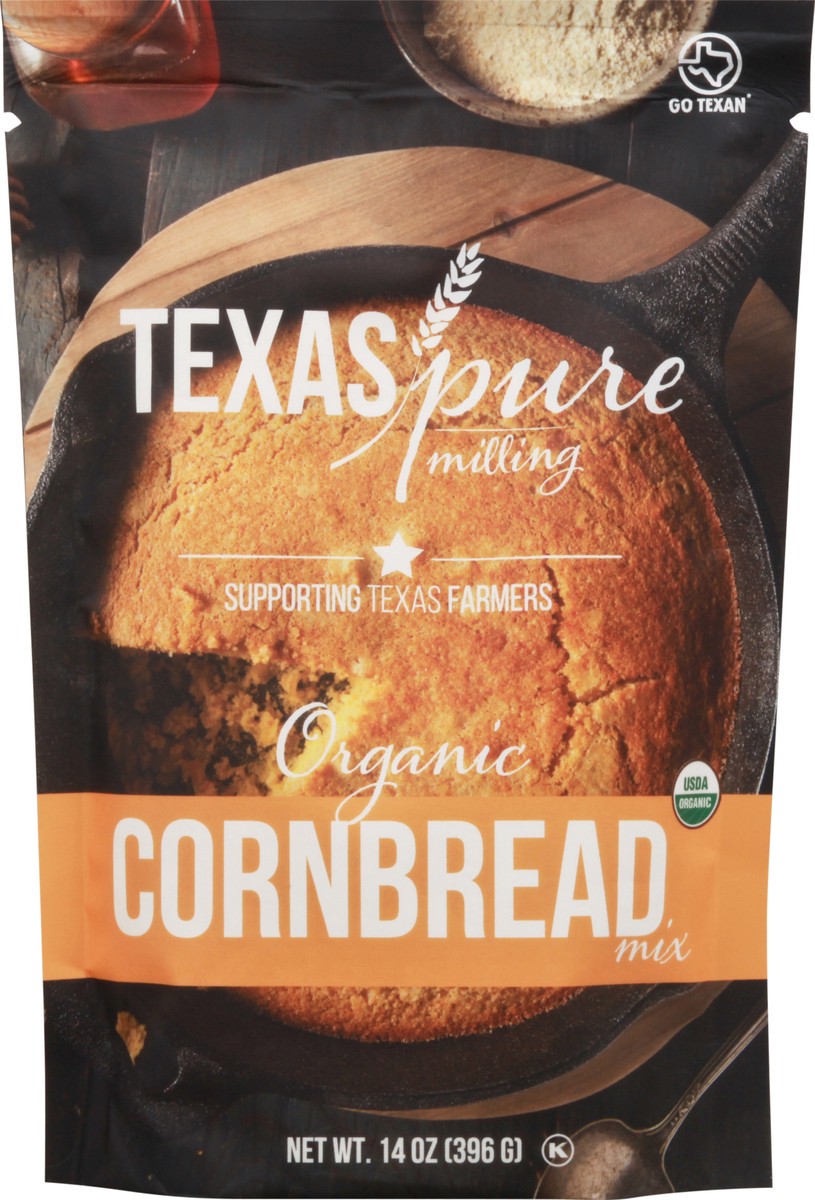 slide 14 of 14, Texas Pure Milling Organic Cornbread Mix 14 oz, 14 oz