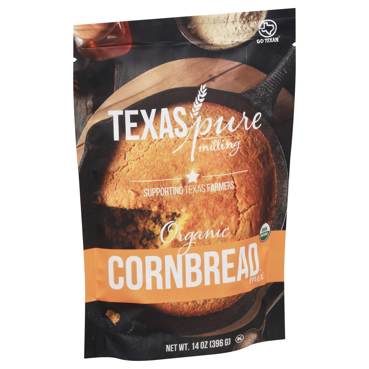 slide 9 of 14, Texas Pure Milling Organic Cornbread Mix 14 oz, 14 oz