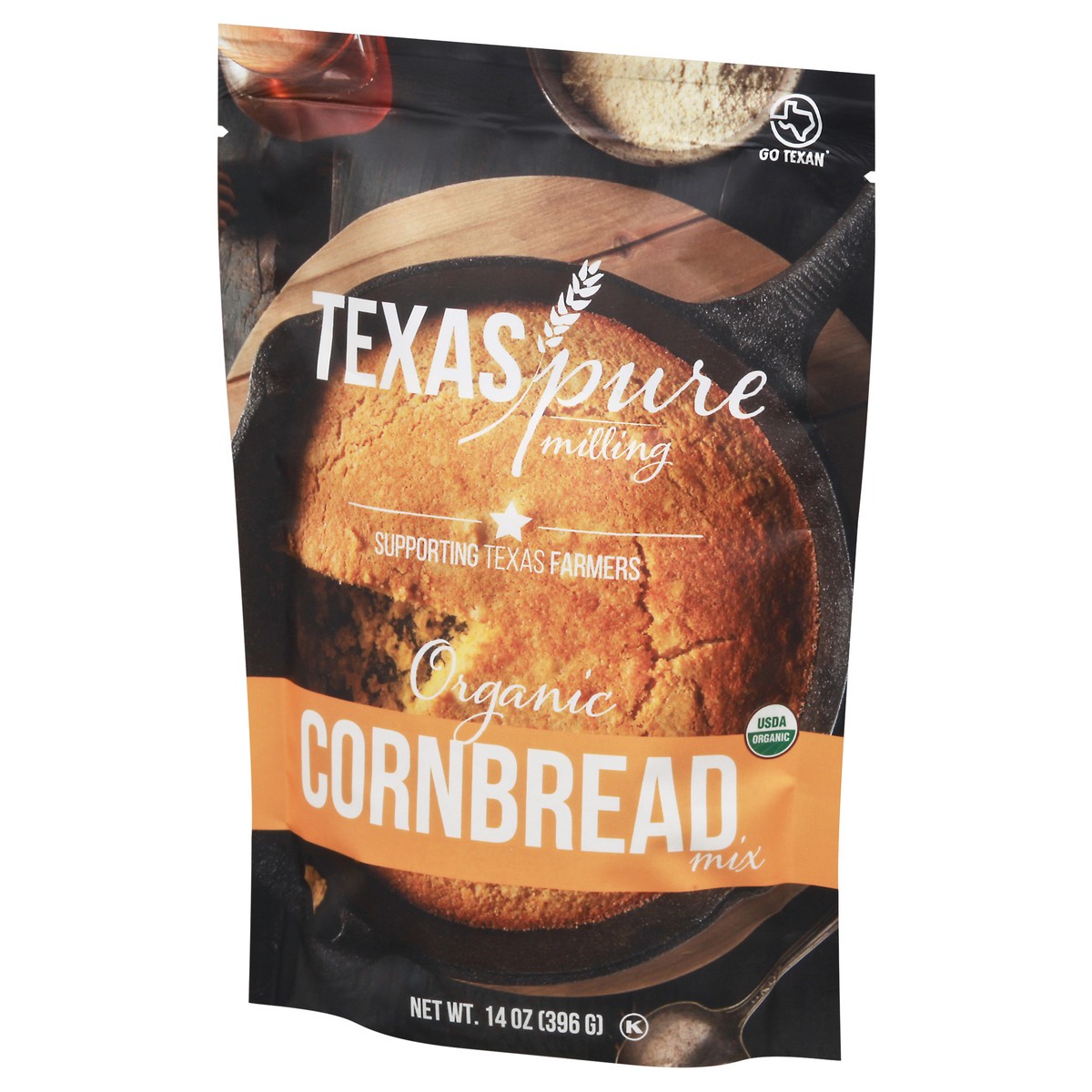 slide 6 of 14, Texas Pure Milling Organic Cornbread Mix 14 oz, 14 oz