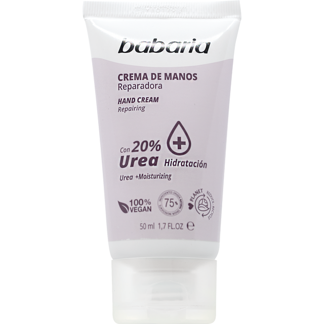 slide 1 of 1, Babaria Crema Manos 20% Urea Repara, 1.7 oz