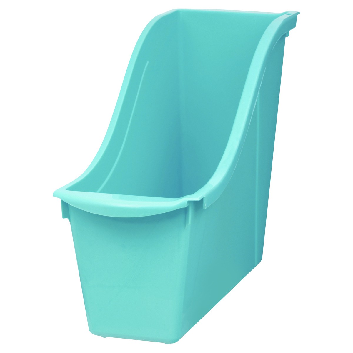 slide 2 of 8, Storex Teal Small Book Bin, 1 ct