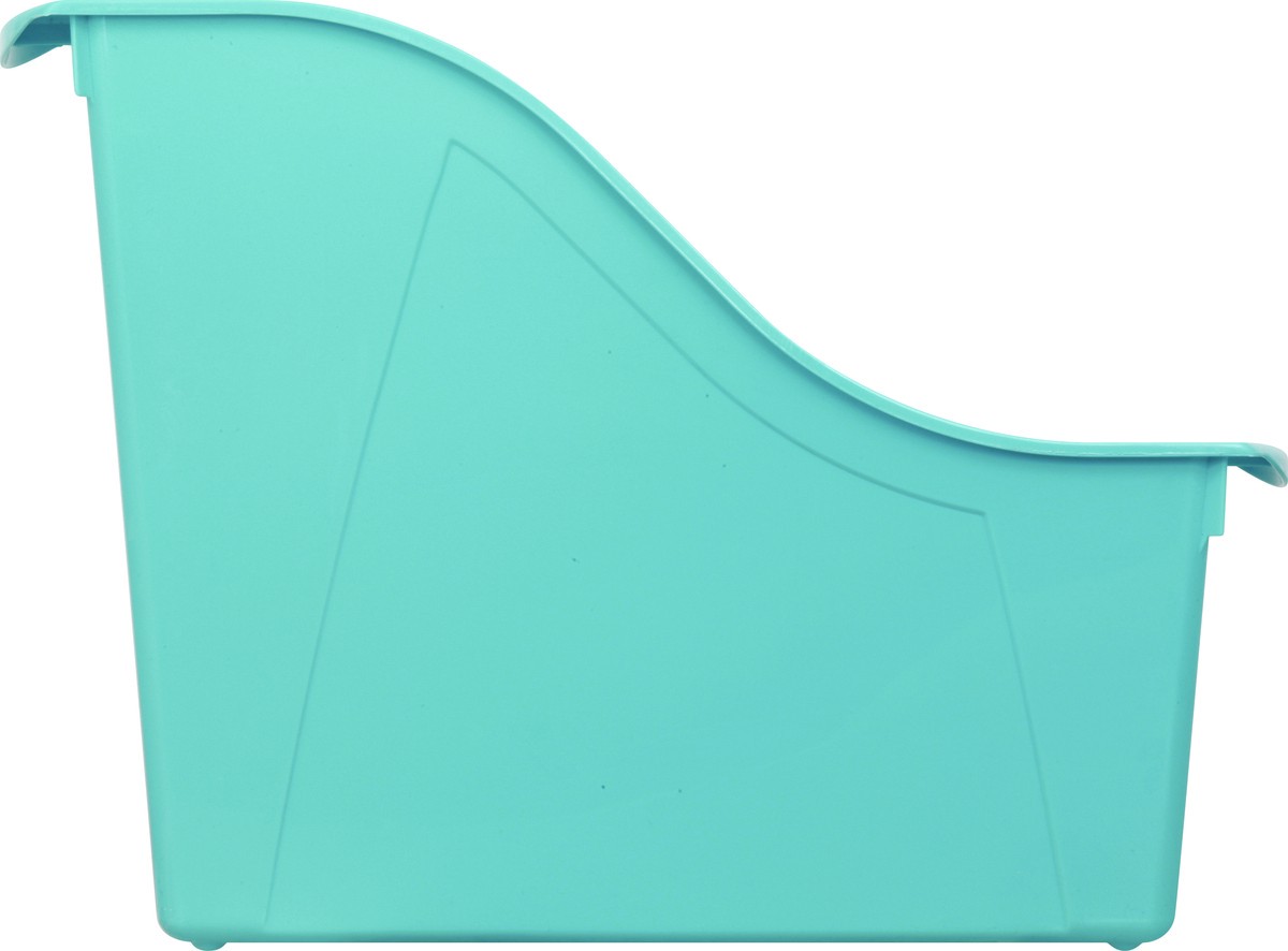 slide 5 of 8, Storex Teal Small Book Bin, 1 ct