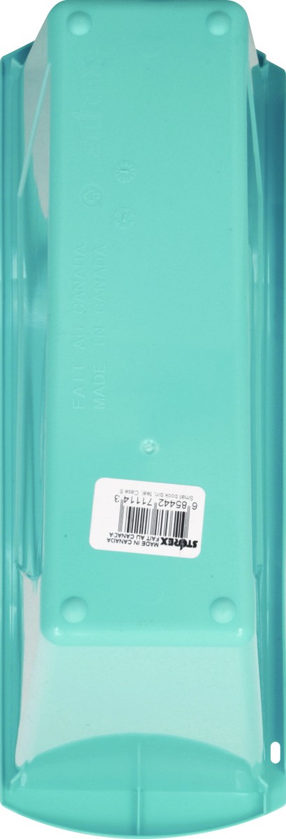 slide 8 of 8, Storex Teal Small Book Bin, 1 ct