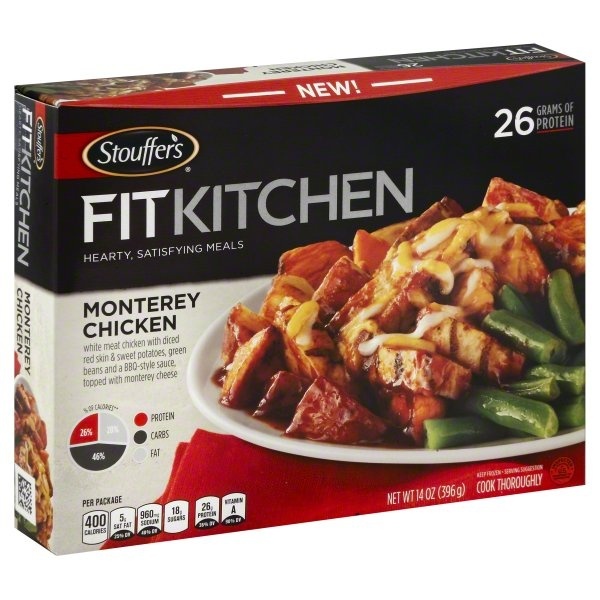 slide 1 of 1, Stouffer's Fit Kitchen Monterey Chicken, 14 oz