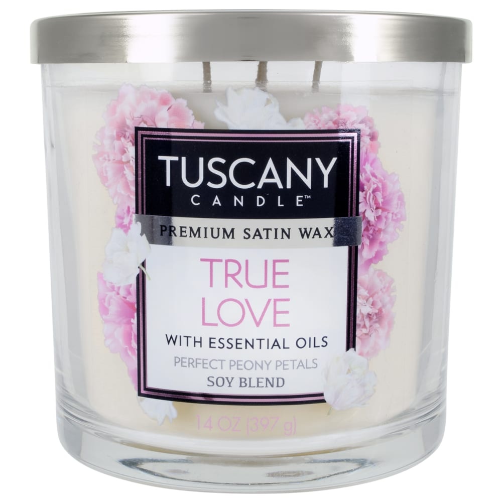 slide 1 of 1, Tuscany Candle True Love Premium Satin Wax Candle, 14 oz