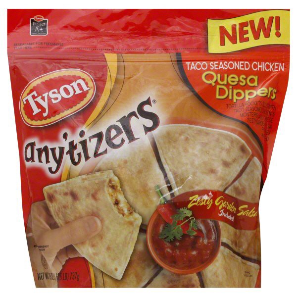 slide 1 of 1, Tyson Anytizers Queso Dippers, 26 oz