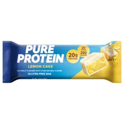 Pure Protein Bars, Lemon Cake, 20g Protein, 1.76 Oz, 6 Ct