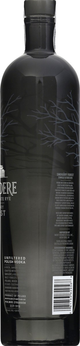 slide 11 of 11, Belvedere Smogory Forest Single Estate Rye, 750 ml